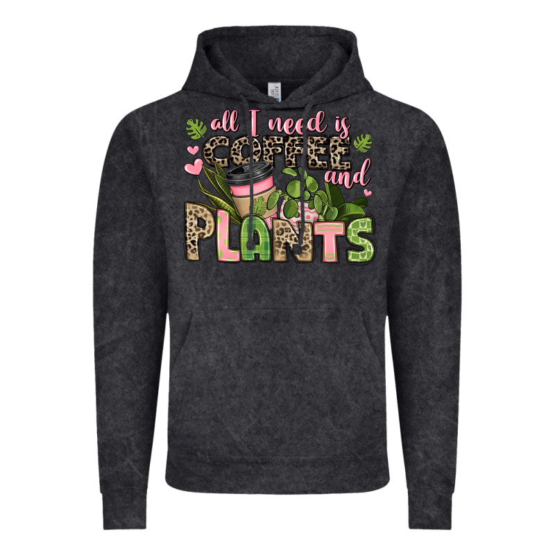 All I Need Is Coffee And Plants Vintage Hoodie by JahusDesignShop | Teevron