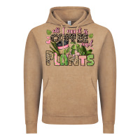 Vintage Coffee all i need is coffee and plants Vintage Hoodie - JahusDesignShop