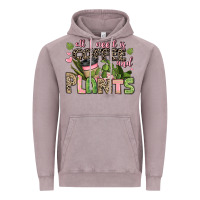 Vintage Zinc all i need is coffee and plants Vintage Hoodie - JahusDesignShop