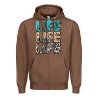 Chestnut wife life wife mom life best Zipper Hoodie - NancyCooperArtShop