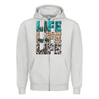 Dove Grey wife life wife mom life best Zipper Hoodie - NancyCooperArtShop