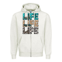 Wife Life Wife Mom Life Best Zipper Hoodie | Teevron
