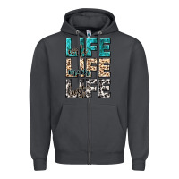 Smoke wife life wife mom life best Zipper Hoodie - NancyCooperArtShop