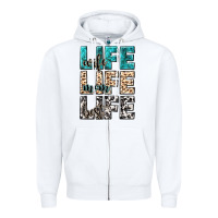 White wife life wife mom life best Zipper Hoodie - NancyCooperArtShop