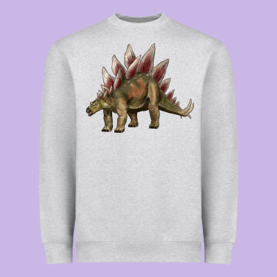 Dinosaur Stegosaurus Heavyweight Sweatshirt Designed By Artiststas
