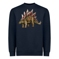 Navy dinosaur stegosaurus Heavyweight Sweatshirt - Artiststas