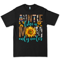 Black auntie like a mom only cooler Premium Tee - Zillion Design Studio