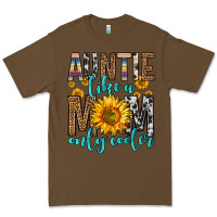 Cacao auntie like a mom only cooler Premium Tee - Zillion Design Studio