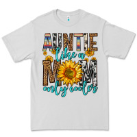 Dove Grey auntie like a mom only cooler Premium Tee - Zillion Design Studio