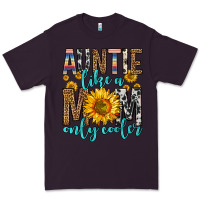 Plum auntie like a mom only cooler Premium Tee - Zillion Design Studio