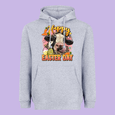 Happy Easter Day Heavyweight Hoodie Designed By Lillyallendesigns