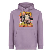 Lavender Happy Easter Day Heavyweight Hoodie - LillyAllenDesigns