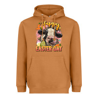 Meerkat Happy Easter Day Heavyweight Hoodie - LillyAllenDesigns