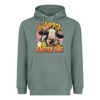 Sage Happy Easter Day Heavyweight Hoodie - LillyAllenDesigns