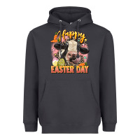 Smoke Happy Easter Day Heavyweight Hoodie - LillyAllenDesigns