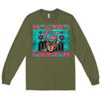 Army Green Western Bengal Cat Mom Long Sleeve Tee - LillyAllenDesigns