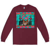 Burgundy Western Bengal Cat Mom Long Sleeve Tee - LillyAllenDesigns