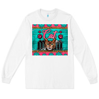 White Western Bengal Cat Mom Long Sleeve Tee - LillyAllenDesigns