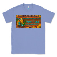 Colony Blue preview custom cowboy boots sunflowers and cactus license plate Classic Tee - Artiststas