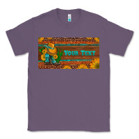 Lavender preview custom cowboy boots sunflowers and cactus license plate Classic Tee - Artiststas