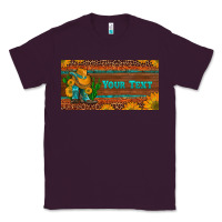 Plum preview custom cowboy boots sunflowers and cactus license plate Classic Tee - Artiststas