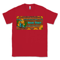 Red preview custom cowboy boots sunflowers and cactus license plate Classic Tee - Artiststas