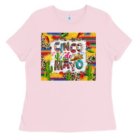 Bubblegum Pink Cinco de mayo Ladies Tee - RanaPortraitStore