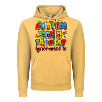 Vintage Mustard autism is not a tragedy ignorance is Vintage Hoodie - JahusDesignShop