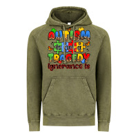 Vintage Olive autism is not a tragedy ignorance is Vintage Hoodie - JahusDesignShop