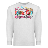 Oatmeal Heather i'm reading fuck off respectfully Premium Sweatshirt - Artiststas