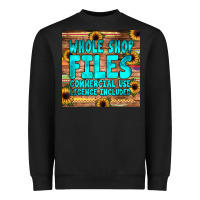 Black whole shop fıles Heavyweight Sweatshirt - JahusDesignShop