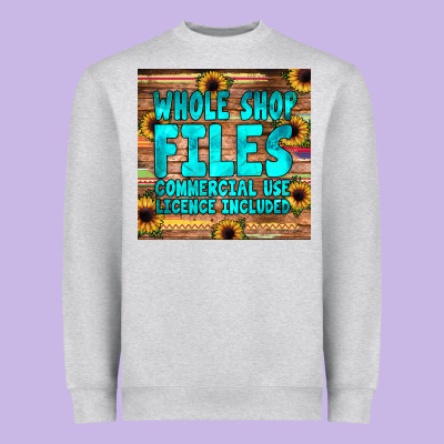 Whole Shop Fıles Heavyweight Sweatshirt Designed By Jahusdesignshop