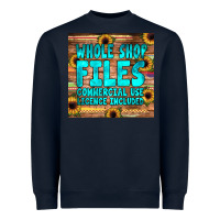 Navy whole shop fıles Heavyweight Sweatshirt - JahusDesignShop
