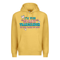 Antique Gold im scary transgender the media warned you about Premium Hoodie - JahusDesignShop