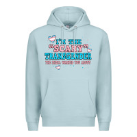 Blue Mist im scary transgender the media warned you about Premium Hoodie - JahusDesignShop