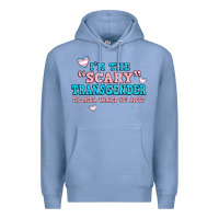Colony Blue im scary transgender the media warned you about Premium Hoodie - JahusDesignShop