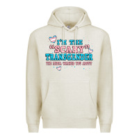 Oatmeal Heather im scary transgender the media warned you about Premium Hoodie - JahusDesignShop