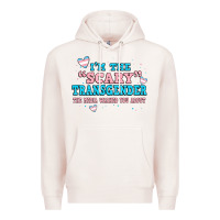 Pale Pink im scary transgender the media warned you about Premium Hoodie - JahusDesignShop