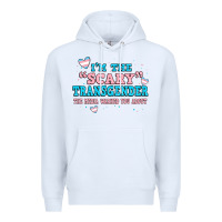 White im scary transgender the media warned you about Premium Hoodie - JahusDesignShop