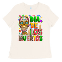 Bone Dia de los muertos Ladies Tee - RanaPortraitStore