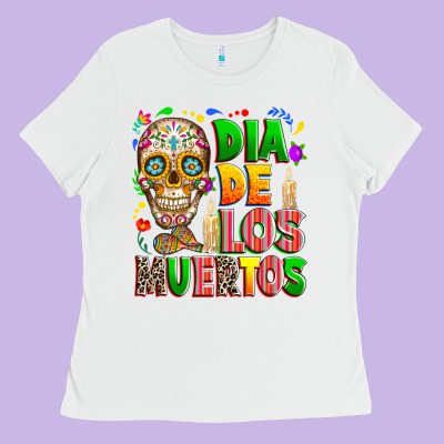 Ladies Tee Dia de los muertos