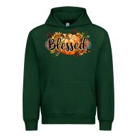 Forest Green blessed Urban Hoodie - CowGirlArtShop