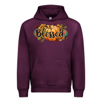 Mauve Wine blessed Urban Hoodie - CowGirlArtShop