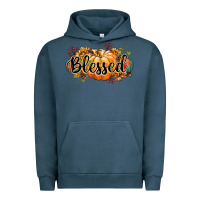 Pigment Midnight Navy blessed Urban Hoodie - CowGirlArtShop