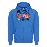 True Royal my class is full of sweethearts Zipper Hoodie - MaliasSmallBusiness