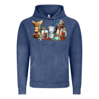 Vintage Denim coffee tools coffee cups Vintage Hoodie - AdoDesignShop