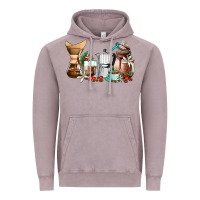 Vintage Zinc coffee tools coffee cups Vintage Hoodie - AdoDesignShop