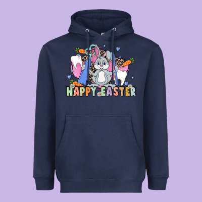 Easter Easter Dental Heavyweight Hoodie Designed By Lillyallendesigns