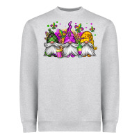 Heather Grey mardi gras gnomes Heavyweight Sweatshirt - Jasminsmagicworld