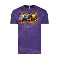 Cloud Purple steam roller sippy cup Vintage Tee - Artiststas